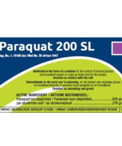 Paraquat 200 Sl Herbicide 5L Weed Killer