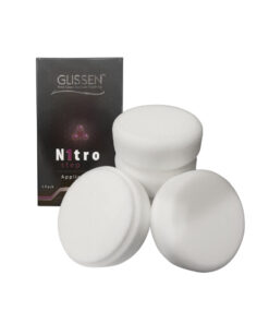 Glissen Nitro White Compounding Foam Applicators 5 Pack 75Mm/3"