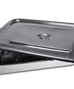 Instrument Tray Stainless steel with Cover 24x16x5cm