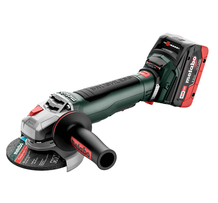 Metabo WPB 18 LT BL 11 ��� 125 Q Cordless Angle Grinder
