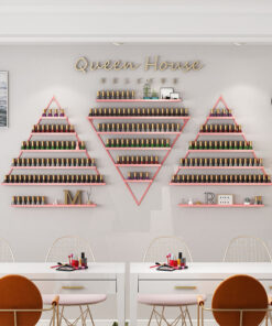 Alternative view of Glam Shelf Polish Display - 3pc set - Pink