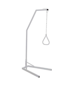 Overbed lifting pole and handle