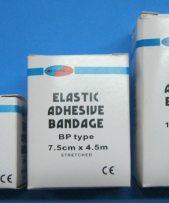 Plaster Adhesive Elastic - 25mmx4.5m HC White EAB Sports Bandage
