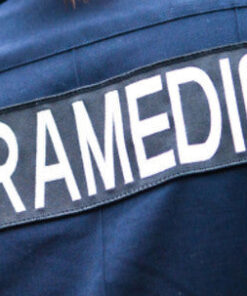 Paramedic Print on Back of Jacket/Jump Suit
