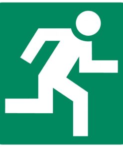 Running Man (Right) safety sign