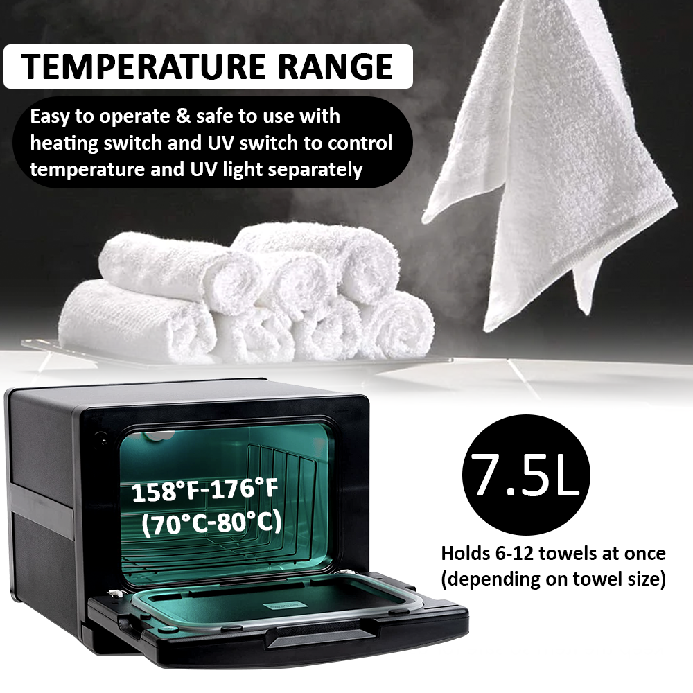 Prestige Mini Hot Cabinet & Sterilizer | Black - Image 4