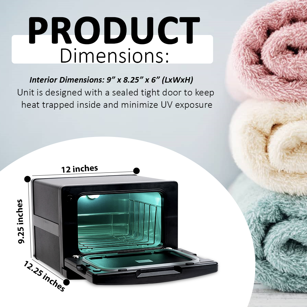 Prestige Mini Hot Cabinet & Sterilizer | Black - Image 9
