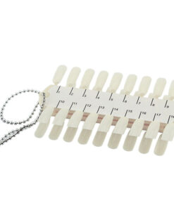 Nail color display 36 colors - with chain