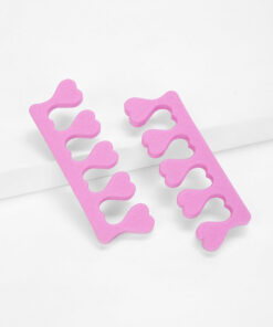 Alternative view of Toe seperators foam - Pink hearts (pair)