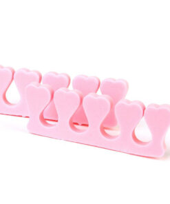 Toe seperators foam - Pink hearts (pair)