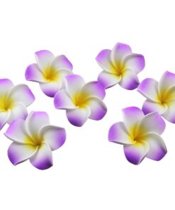 Frangipani Foam Flower Purple 8cm