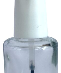 Nail polish bottle 10ml with white cap