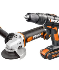 Worx Impact Drill & Angle Grinder 115Mm Combo 20V In Bag | Kit